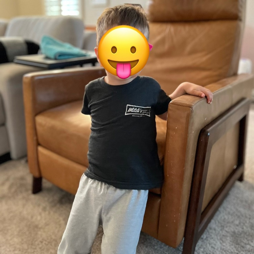 Mitch’s surf tee shirt for toddler, 2T unisex